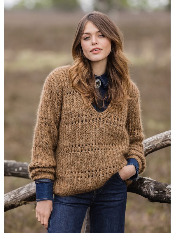 PULLOVER Mary’s Tweed & Silkhair von Lana Grossa