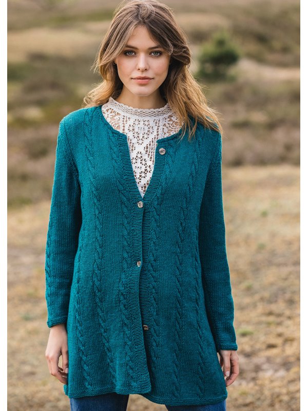 CARDIGAN Cool Wool Melange von Lana Grossa