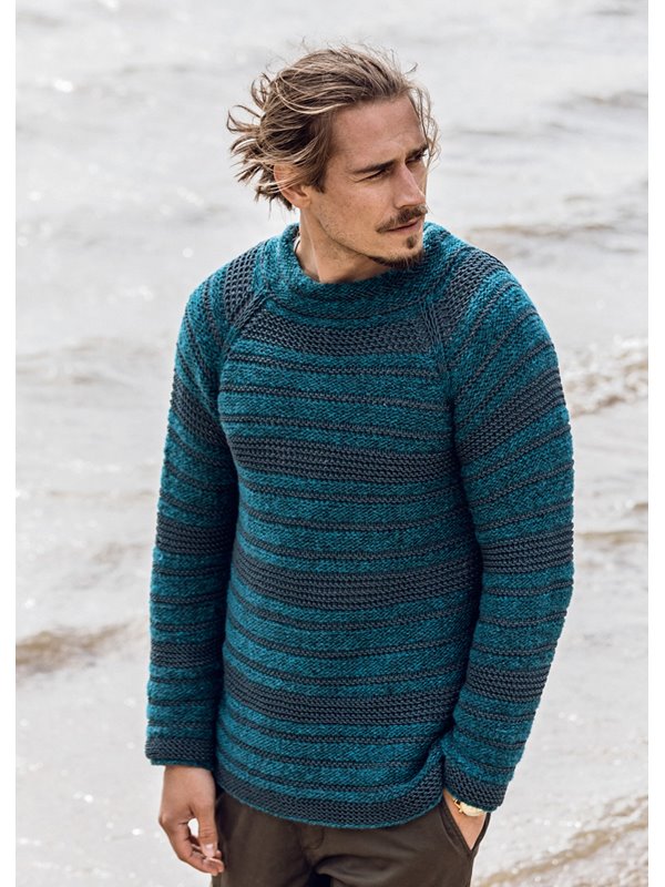 Lana Grossa PULLOVER Fusione & BINGO Melange (GOTS)