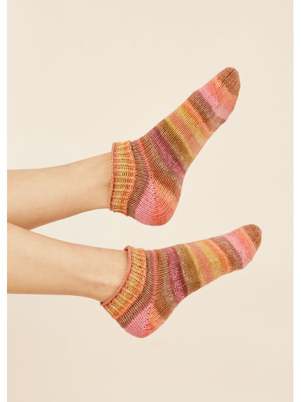 SOCKEN Meilenweit100g Solo Cotone Mare von Lana Grossa