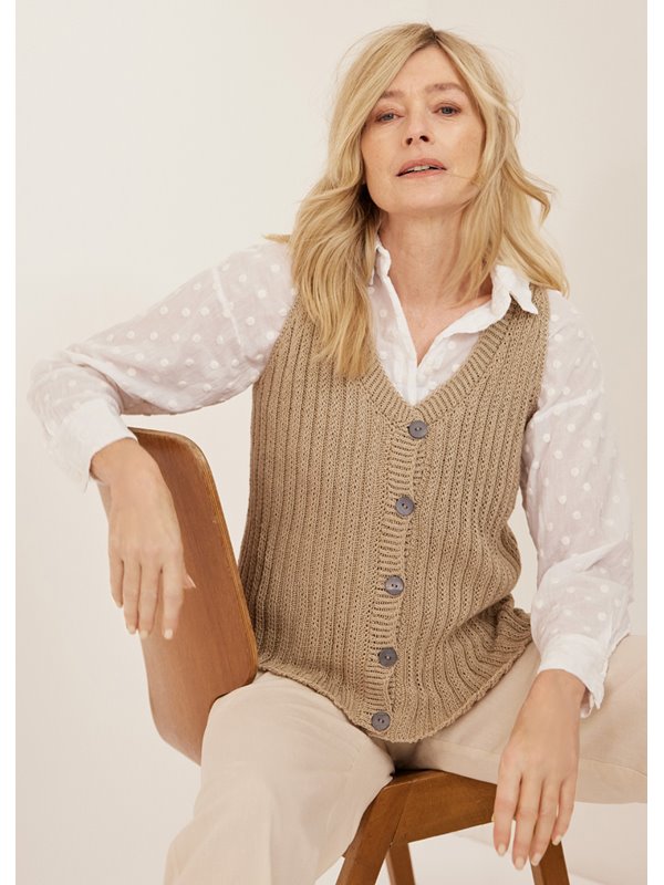 WESTE Solo Lino von Lana Grossa