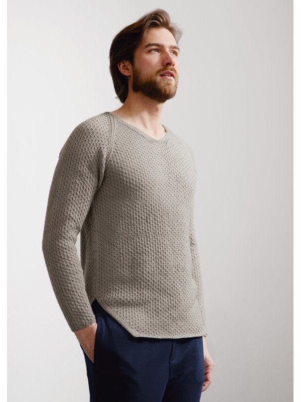 STRICK-SHIRT Cool Wool Cashmere von Lana Grossa