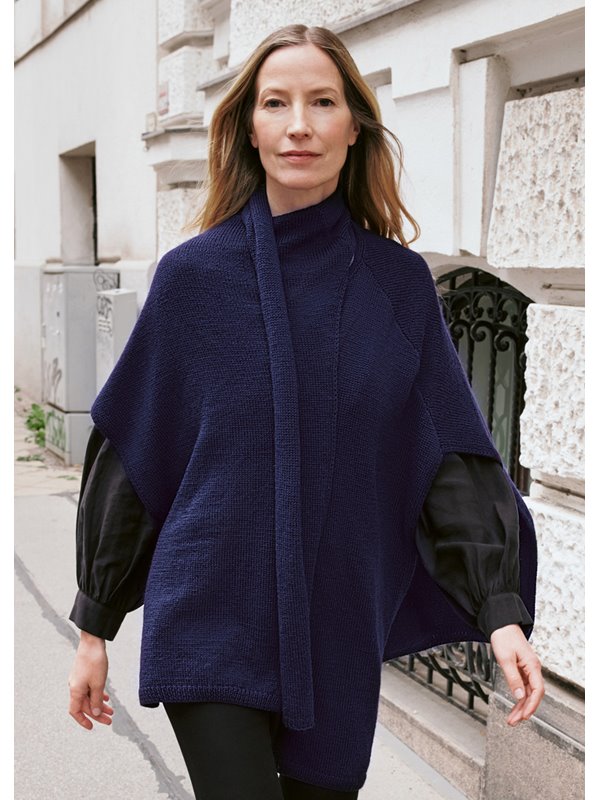 CAPE Cool Wool Cashmere von Lana Grossa