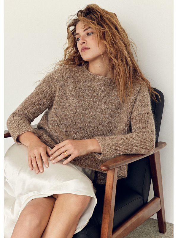 PULLOVER Landlust Soft Tweed 180 & Silkhair von Lana Grossa