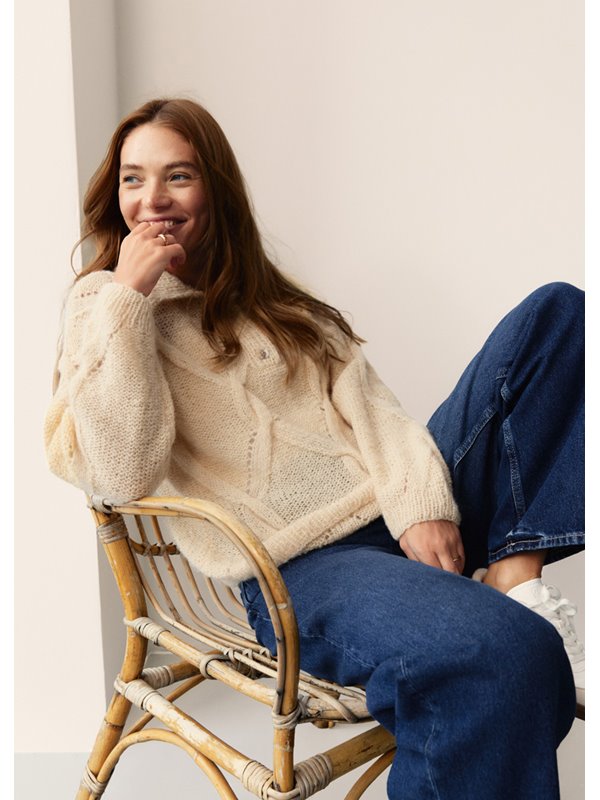 POLO-SWEATER Setasuri von Lana Grossa