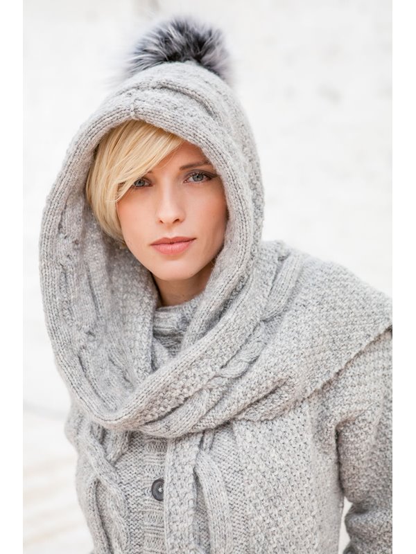 Lana Grossa KAPUZENSCHAL Alta Moda Alpaca