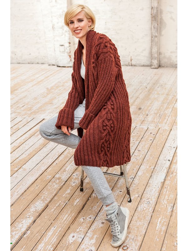 RIPPEN-JACKE Alta Moda Alpaca von Lana Grossa