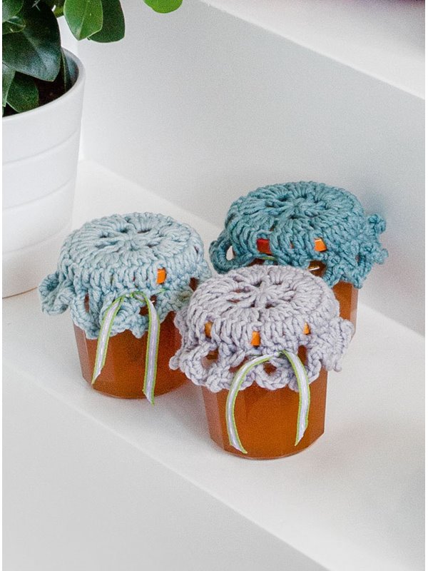 Lana Grossa RUNDE SPITZENDECKCHEN Bingo/Bingo Melange