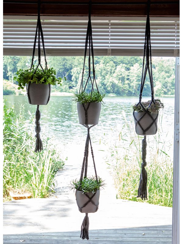 Lana Grossa BLUMENAMPELN IN MAKRAMEE-TECHNIK Mille II