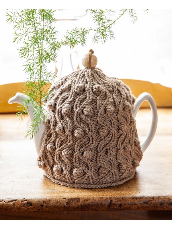 Lana Grossa KANNENWÄRMER IM ARAN-NOPPENMUSTER Bingo Mélange