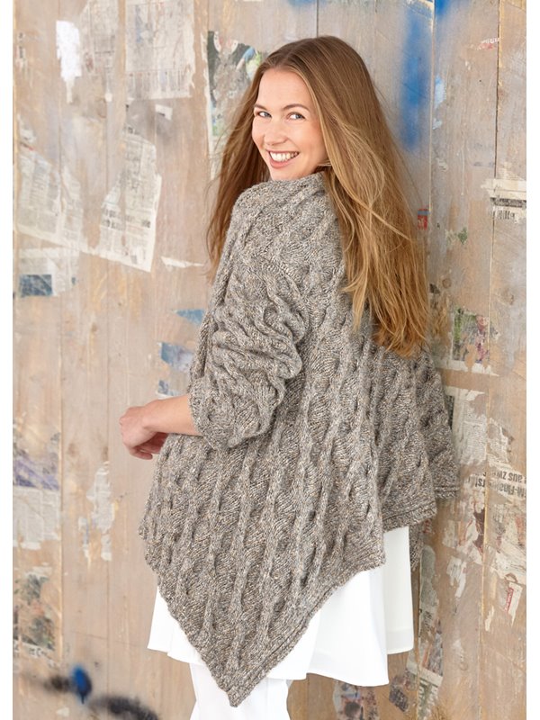 CARDIGAN IM ZOPFMUSTER Sara von Lana Grossa