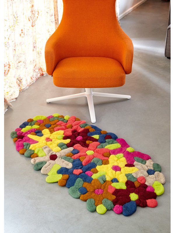 GEFILZTER TEPPICH AUS HÄKELMOTIVEN Feltro von Lana Grossa