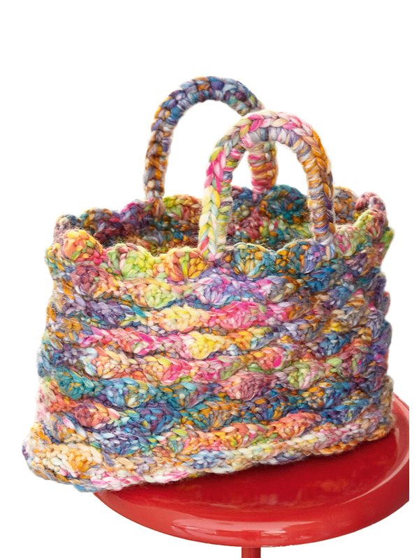 HÄKELTASCHE IM MUSCHELMUSTER Allegra von Lana Grossa
