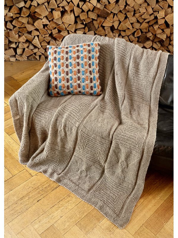 DECKE IN RECHTS-LINKSQUADRATEN Baby Light von Lana Grossa