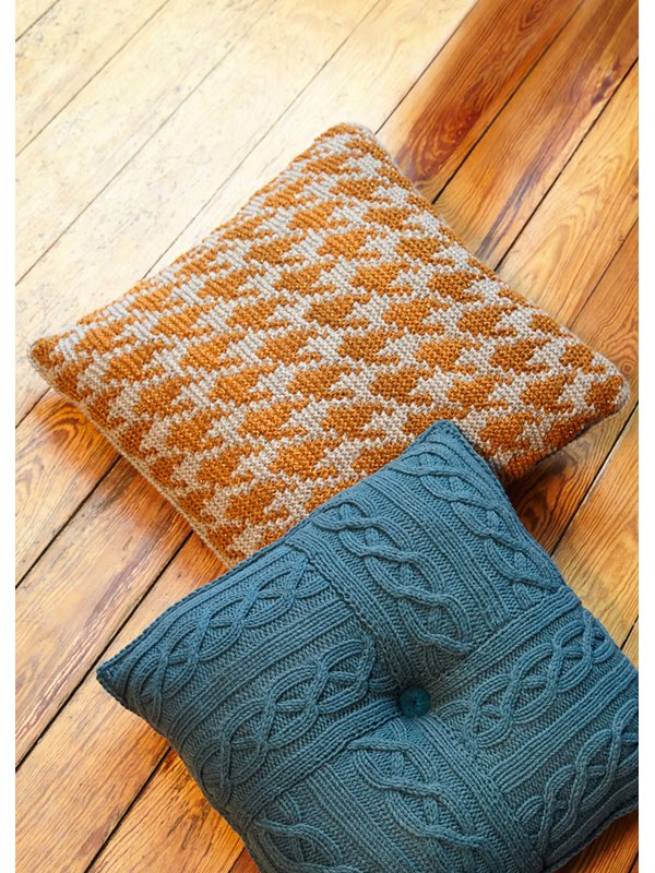 KISSENHÜLLE MIT JACQUARDVORDERSEITE Alta Moda Cashmere 16, Alta Moda Cashmere 16 Sfumato & Brillino von Lana Grossa