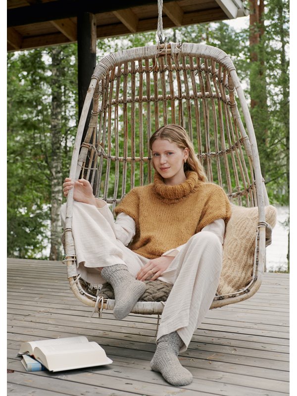 PONCHO-PULLI Brigitte No. 2 & Brigitte No. 3 von Lana Grossa