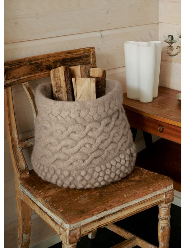 GROSSER FILZKORB Feltro von Lana Grossa