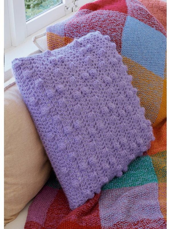 Lana Grossa KISSENHÜLLE MIT NOPPENVORDERSEITE Per Lei