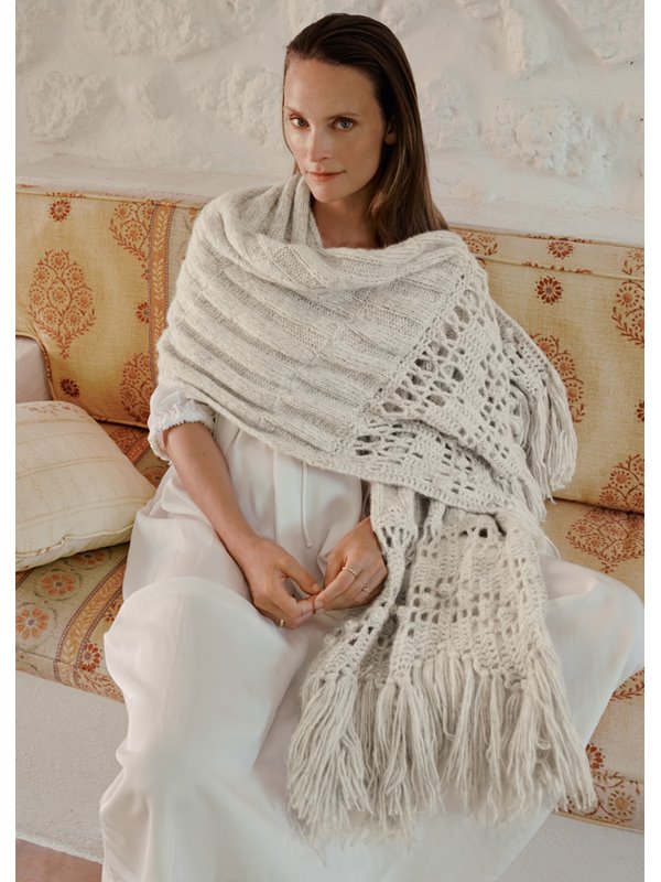 Lana Grossa STOLA Natural Alpaca Pelo