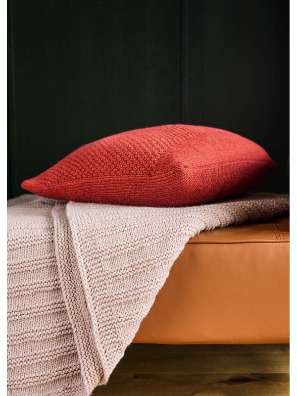 KISSENHÜLLE GLATT RECHTS MIT PERLMUSTER Alta Moda Cashmere 16 von Lana Grossa