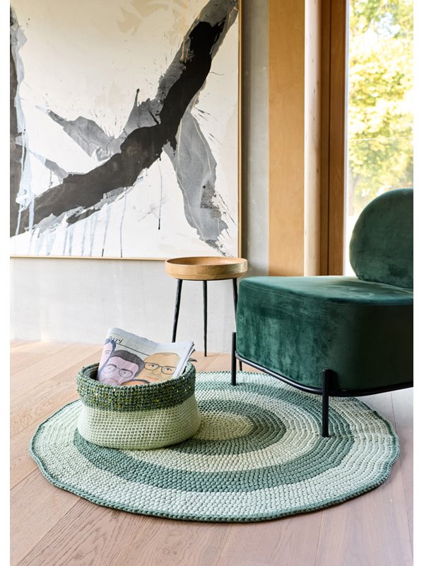 RUNDER TEPPICH The Tube von Lana Grossa