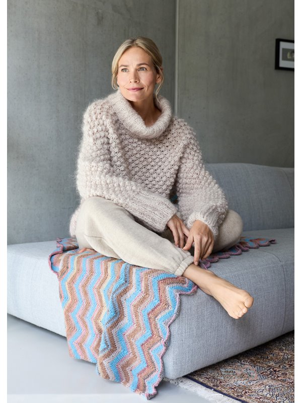 ROLLKRAGENPULLI Mohair Moda von Lana Grossa