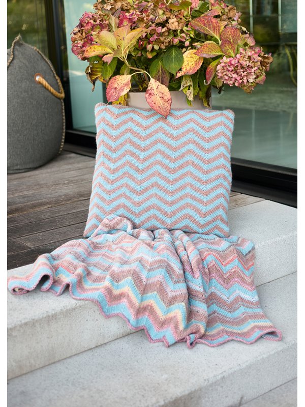 GESTREIFTE DECKE Gomitolo Intenso & Brigitte No. 2 von Lana Grossa