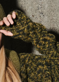 Lana Grossa ARMSTULPEN Garzato Fleece Print