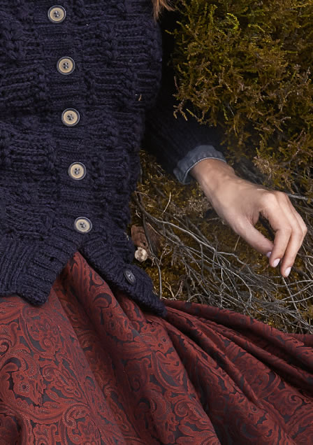 Lana Grossa JACKE IM ÄHRENMUSTER Alta Moda Alpaca