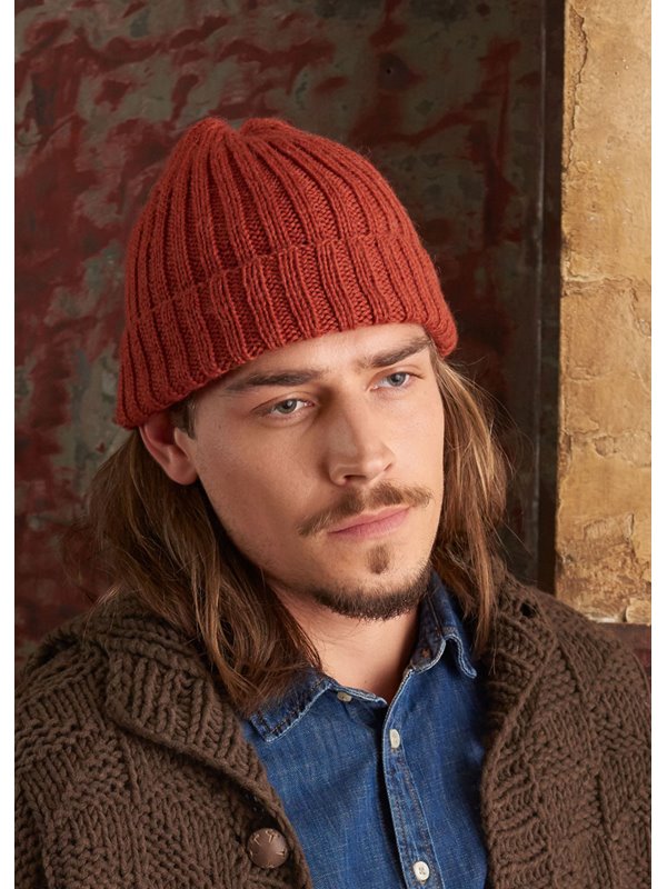 Lana Grossa MÜTZE IN RIPPEN Cool Wool Alpaca