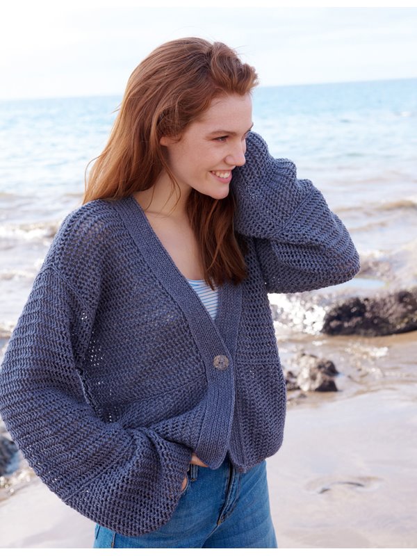 CARDIGAN IM NETZMUSTER Fourseason von Lana Grossa