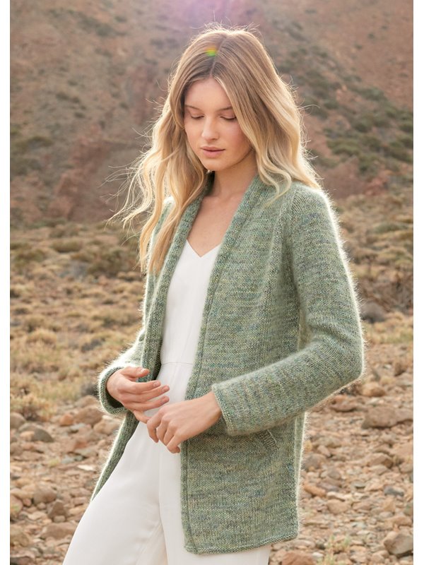 RAGLANJACKE Landlust Sommerseide Mélange & Silkhair von Lana Grossa