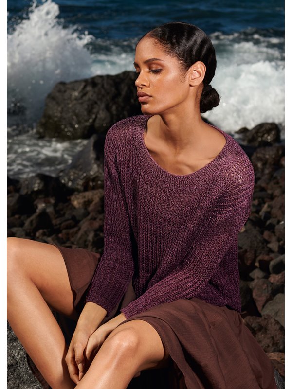 Lana Grossa PULLI IM HALBPATENTMUSTER About Berlin Chilly Dégradé