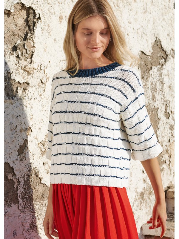 PULLI IM KAROMUSTER Cashseta von Lana Grossa