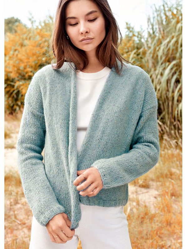 CARDIGAN GLATT RECHTS Lala Berlin Tweedy von Lana Grossa