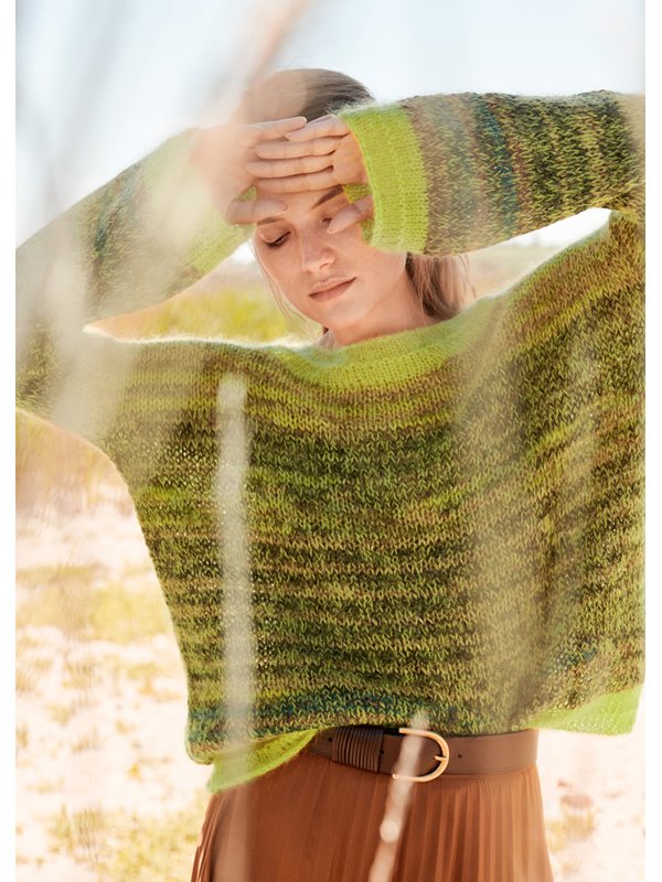 PULLI GLATT RECHTS Lucia & Silkhair von Lana Grossa