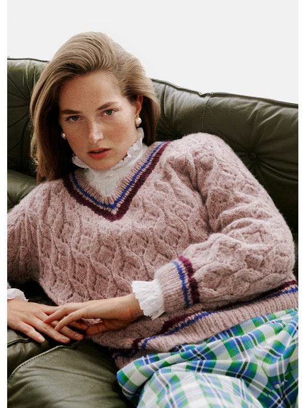 PULLOVER IM AJOURMUSTER Brigitte No. 2 von Lana Grossa