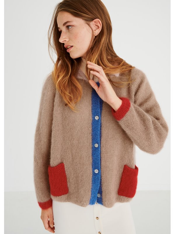 RAGLANJACKE GLATT RECHTS Silkhair von Lana Grossa