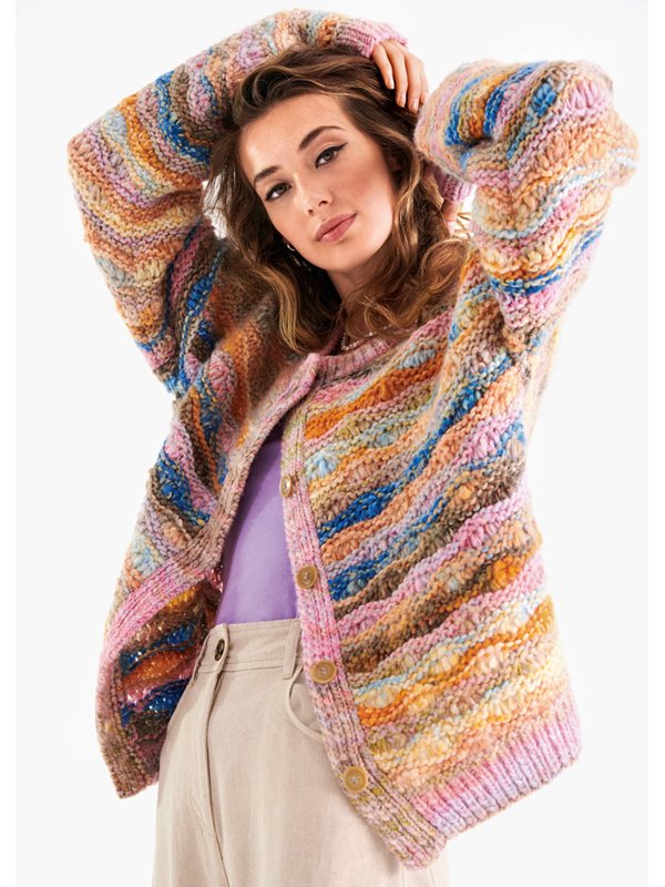 GESTREIFTE JACKE IM WELLENMUSTER Lala Berlin Stripy von Lana Grossa