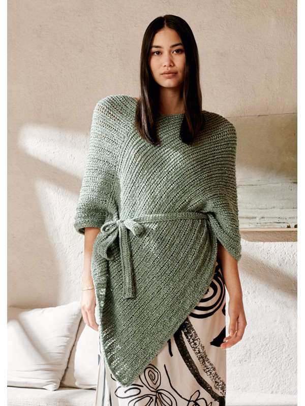 PONCHO Cara von Lana Grossa