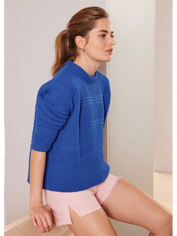 PULLOVER IM MUSTERMIX Brigitte No. 4 von Lana Grossa