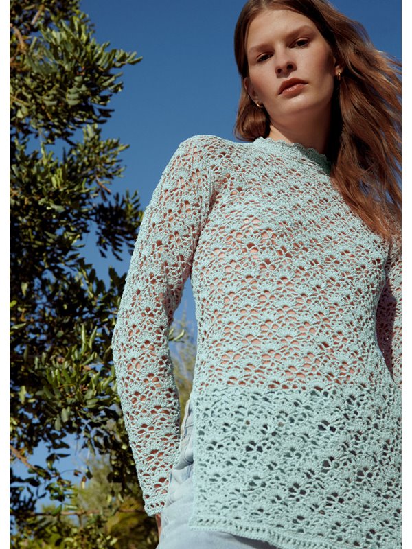 HÄKELPULLOVER Capri von Lana Grossa