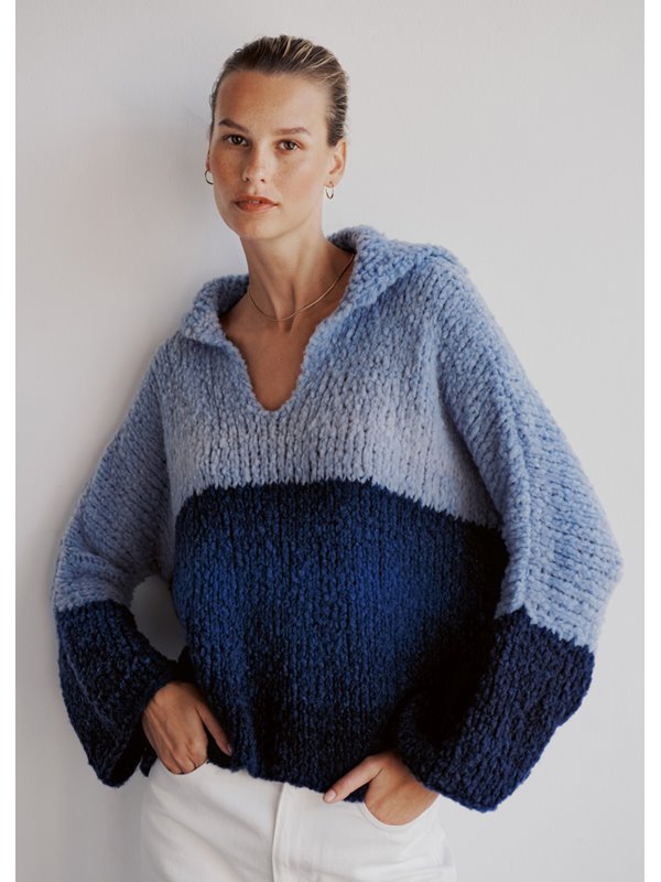 OVERSIZE-TROYER Lala Berlin Cloudy von Lana Grossa