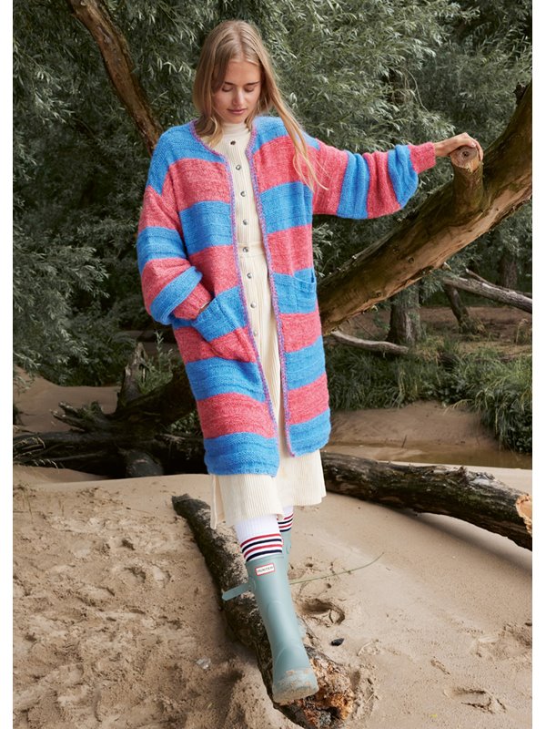 LONGCARDIGAN Ecopuno & Setasuri von Lana Grossa