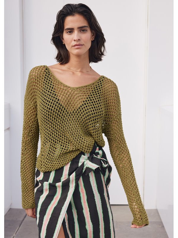 PULLOVER Solo Lino von Lana Grossa