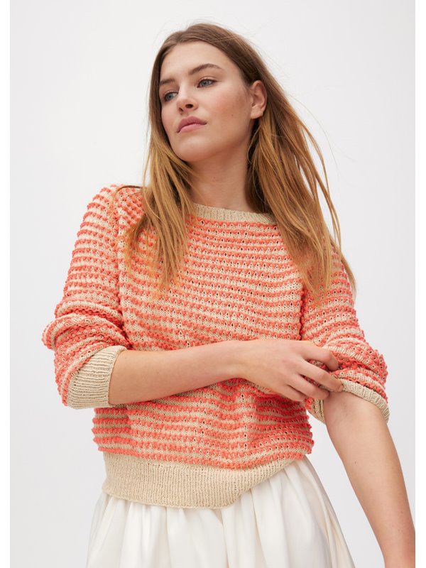 TOPDOWN PULLOVER Promessa & Landlust Sommerseide von Lana Grossa