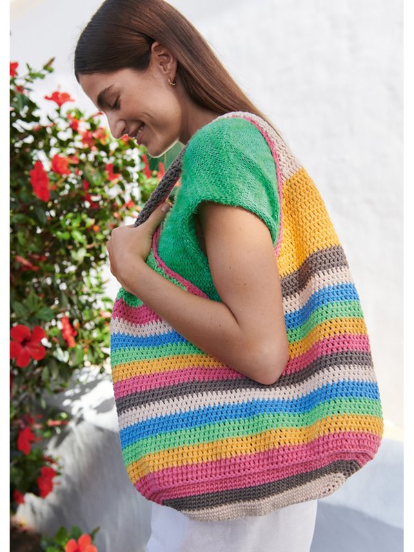 HÄKELTASCHE Organico von Lana Grossa