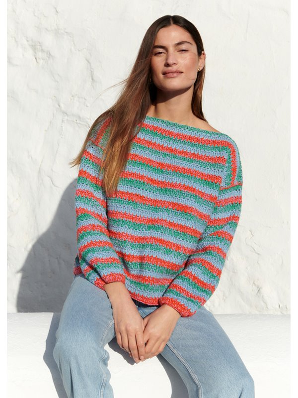 Lana Grossa HÄKELPULLOVER Dodici & Sottile