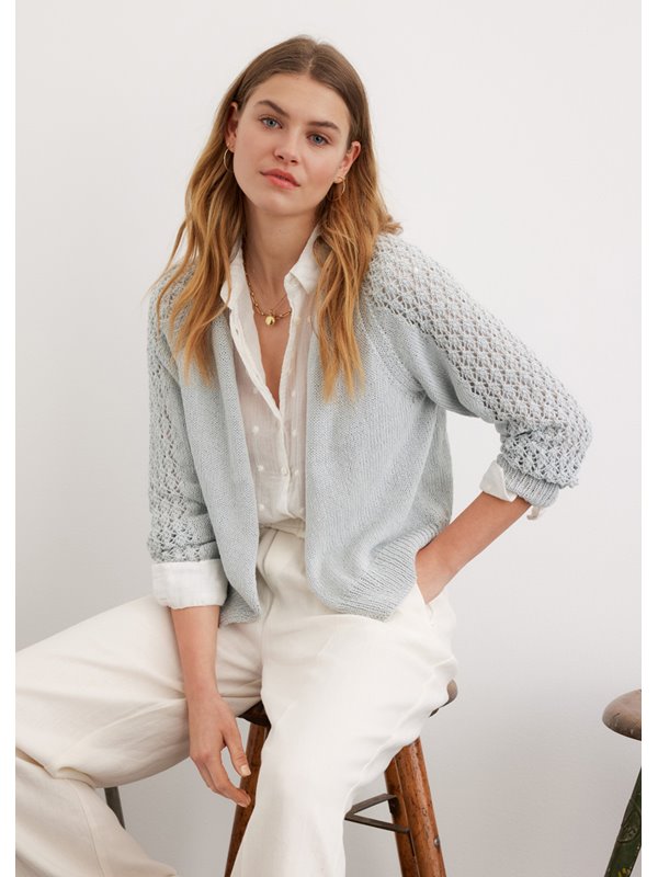 CARDIGAN Landlust Sommerseide von Lana Grossa