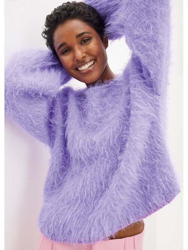 Lana Grossa PULLOVER GLATT RECHTS Basta & Cool Merino Big